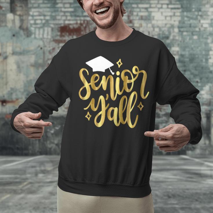 Seniors Y'All 2019 Graduation Tshirt High School College Unisex Sweatshirt