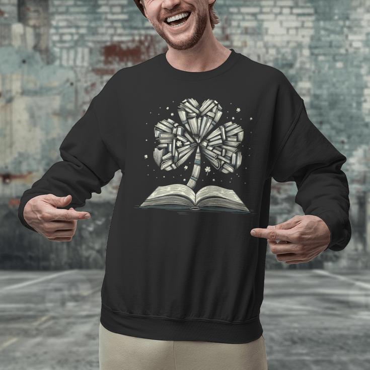 Shamrock Books St Patricks Day Bookworm Librarian Unisex Sweatshirt Shamrock Books St Patricks Day Bookworm Librarian Unisex Sweatshirt