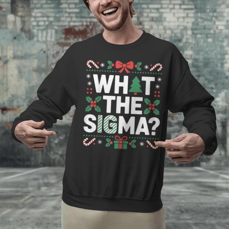 What The Sigma Christmas Party Outfit For Introverts Unisex Sweatshirt What The Sigma Christmas Party Outfit For Introverts Unisex Sweatshirt