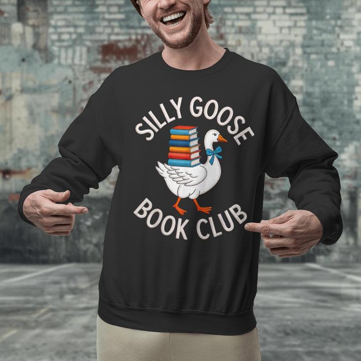 Silly Goose Book Club Reading Lover Unisex Sweatshirt Silly Goose Book Club Reading Lover Unisex Sweatshirt