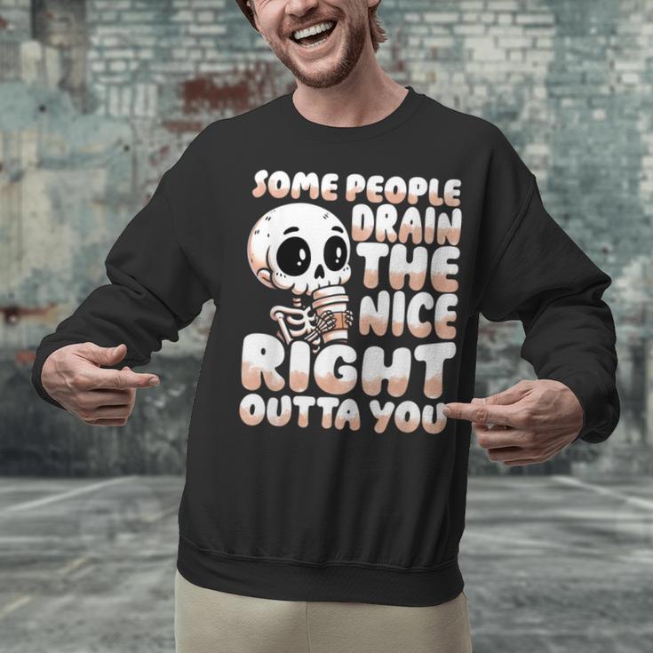 Skeleton Coffee Lover Introvert Unisex Sweatshirt Skeleton Coffee Lover Introvert Unisex Sweatshirt