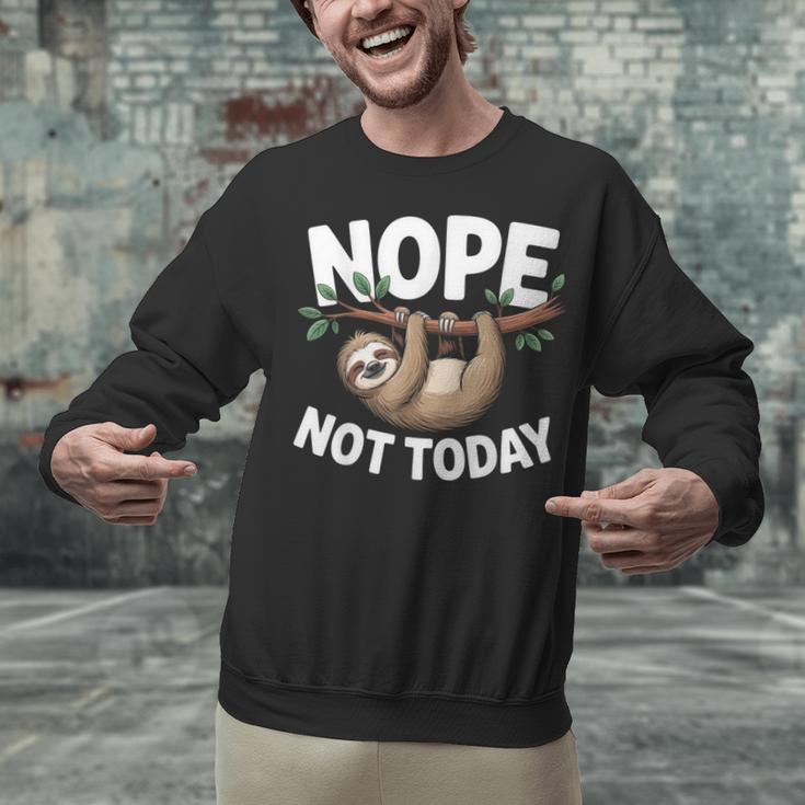 Sloth Shirts Cute Introvert Nope Not Today Sloth Unisex Sweatshirt Sloth Shirts Cute Introvert Nope Not Today Sloth Unisex Sweatshirt