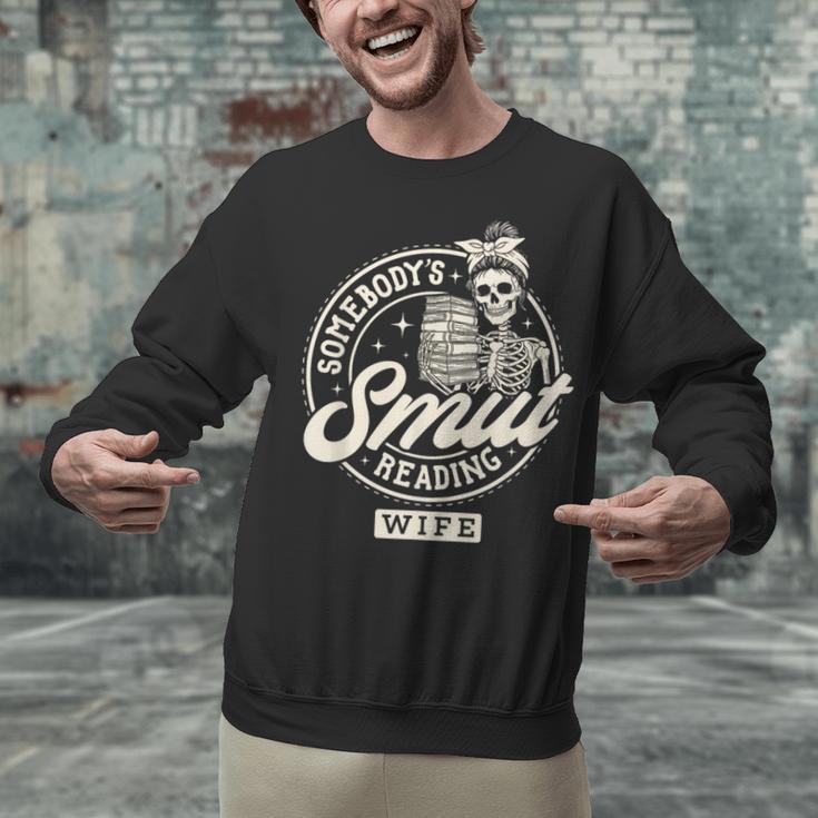 Smut Book Reader Spicy Romance Somebody's Smut Reading Wife Unisex Sweatshirt Smut Book Reader Spicy Romance Somebody's Smut Reading Wife Unisex Sweatshirt