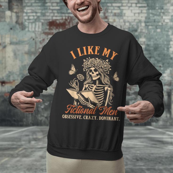 Smut Reader Spicy Book Dark Romance I Like My Fictional Men Unisex Sweatshirt Smut Reader Spicy Book Dark Romance I Like My Fictional Men Unisex Sweatshirt