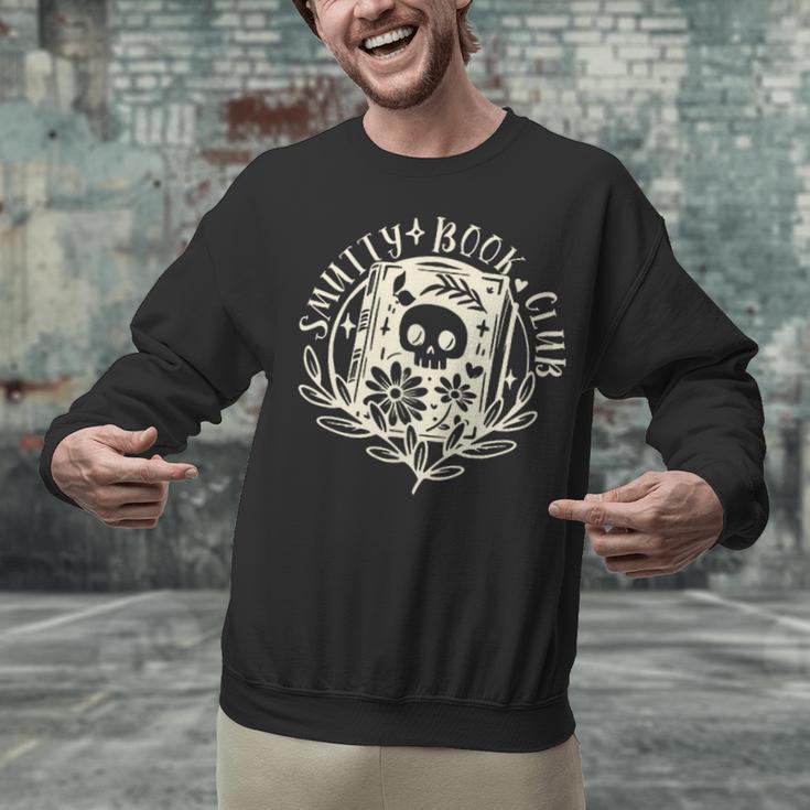 Smutty Book Club Smutty Book Lover Front And Back Spicy Book Unisex Sweatshirt