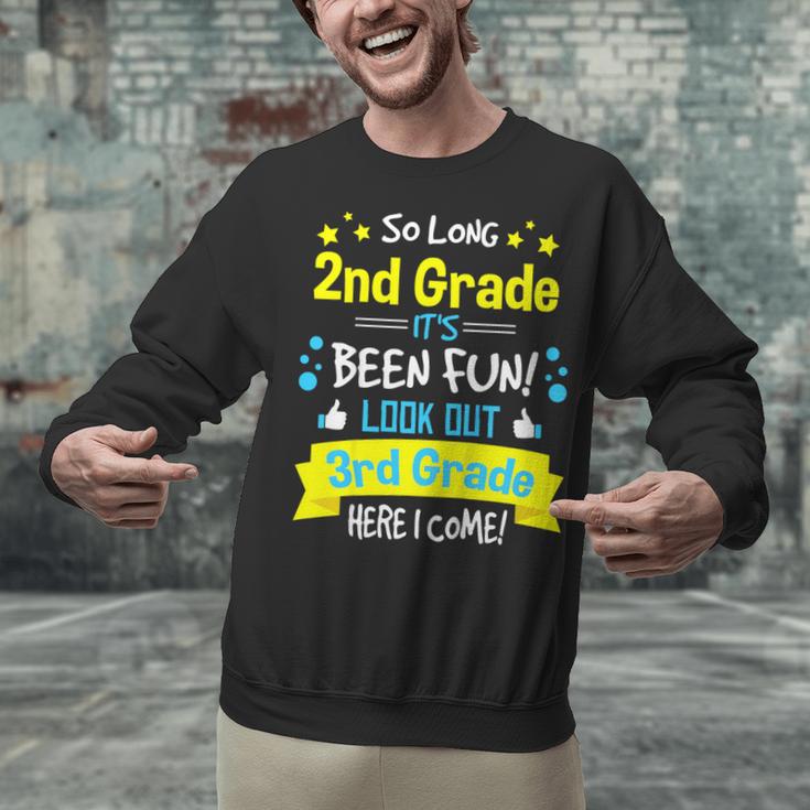 So Long 2nd Grade Here I Come 3rd Grader Graduation Unisex Sweatshirt