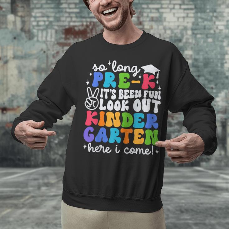So Long Pre K Graduation Kindergarten Here I Come Kids 2024 Unisex Sweatshirt