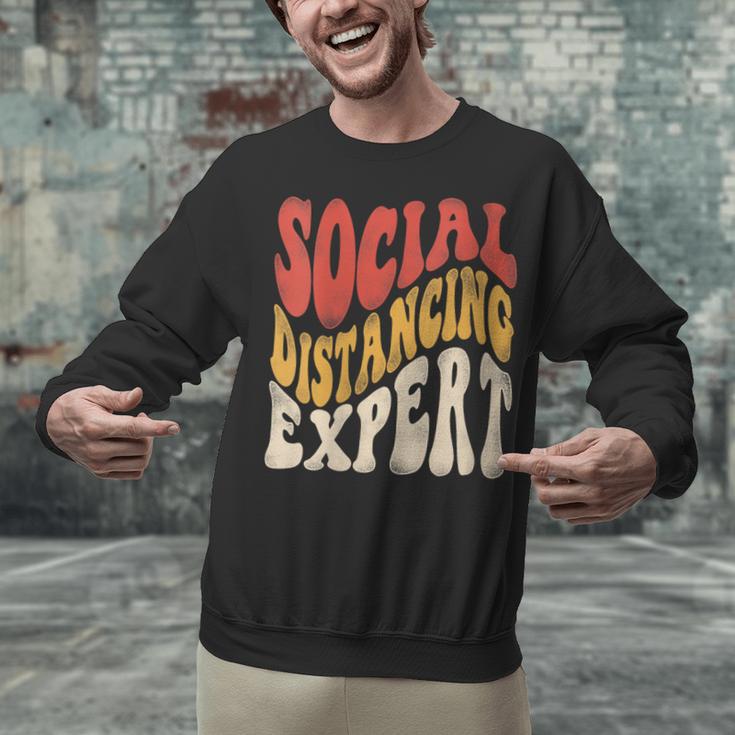 Social Distancing Expert Introvert Unisex Sweatshirt