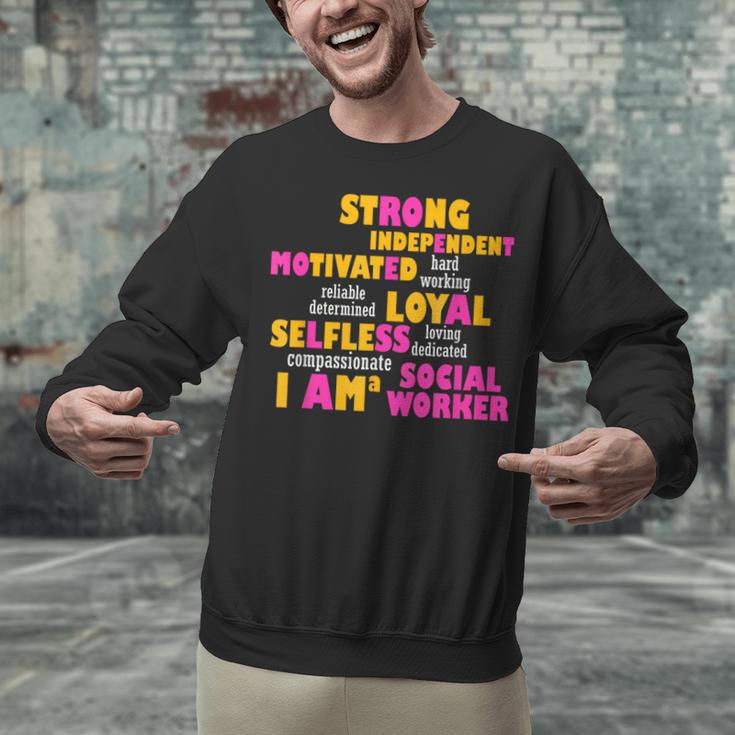 Social WorkerShirt Graduation Social Work Month Unisex Sweatshirt