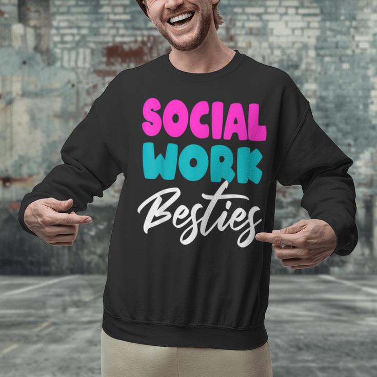 Social Worker Work Coworkers Best Friend Graduation MSW Unisex Sweatshirt