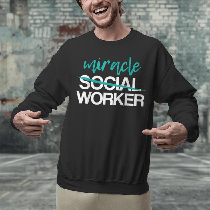 Social Worker Work Month MSW Graduation Masters Unisex Sweatshirt