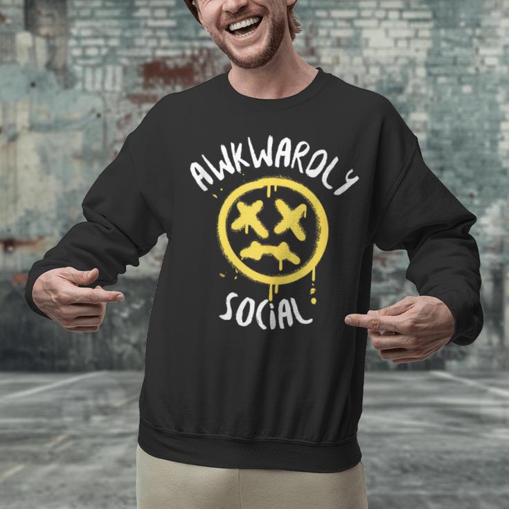 Socially Awkward Introvert Social Anxious Awkwardly Social Unisex Sweatshirt Socially Awkward Introvert Social Anxious Awkwardly Social Unisex Sweatshirt