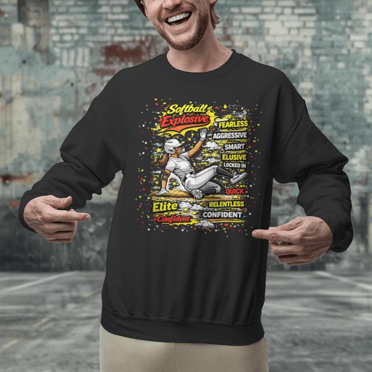 Softball Slider Pop Comic Book Art Best Traits Fast Elite Unisex Sweatshirt Softball Slider Pop Comic Book Art Best Traits Fast Elite Unisex Sweatshirt