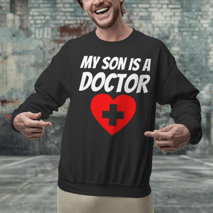 My Son Is A Doctor Shirt Proud Parents Graduation Unisex Sweatshirt