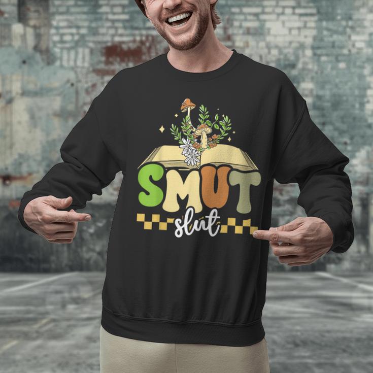 Spicy Book Lover Smut Slut Romance Reading Librarian Unisex Sweatshirt