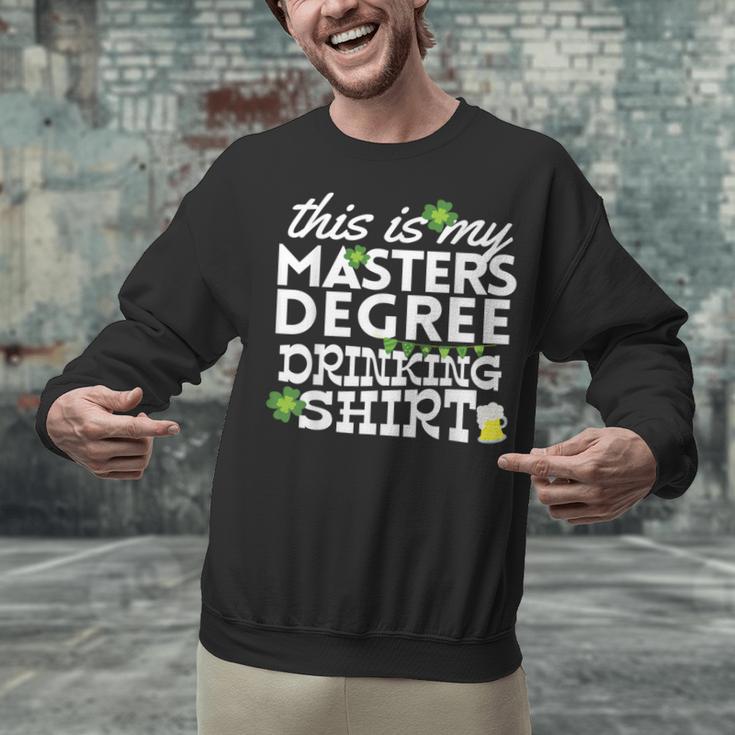 St Patricks Day Masters Degree MSW Graduation Social Work Unisex Sweatshirt