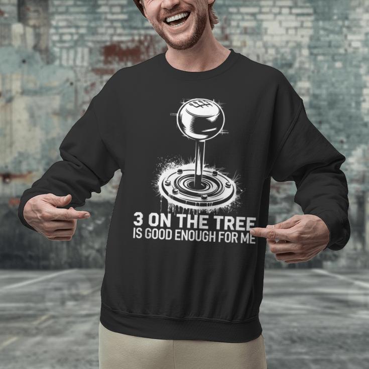 Stick Shift Nostalgia Column Shift Line Unisex Sweatshirt