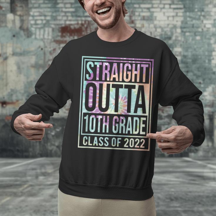 Straight Outta 10th Grade Class Of 2022 School Graduation Unisex Sweatshirt