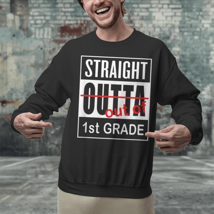 Straight Outta First Grade Graduation 1st GradeShirt Unisex Sweatshirt