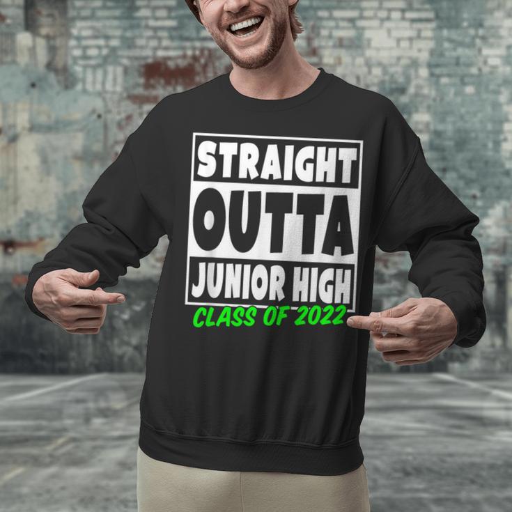 Straight Outta Junior High School Class Of 2022 Graduation Unisex Sweatshirt