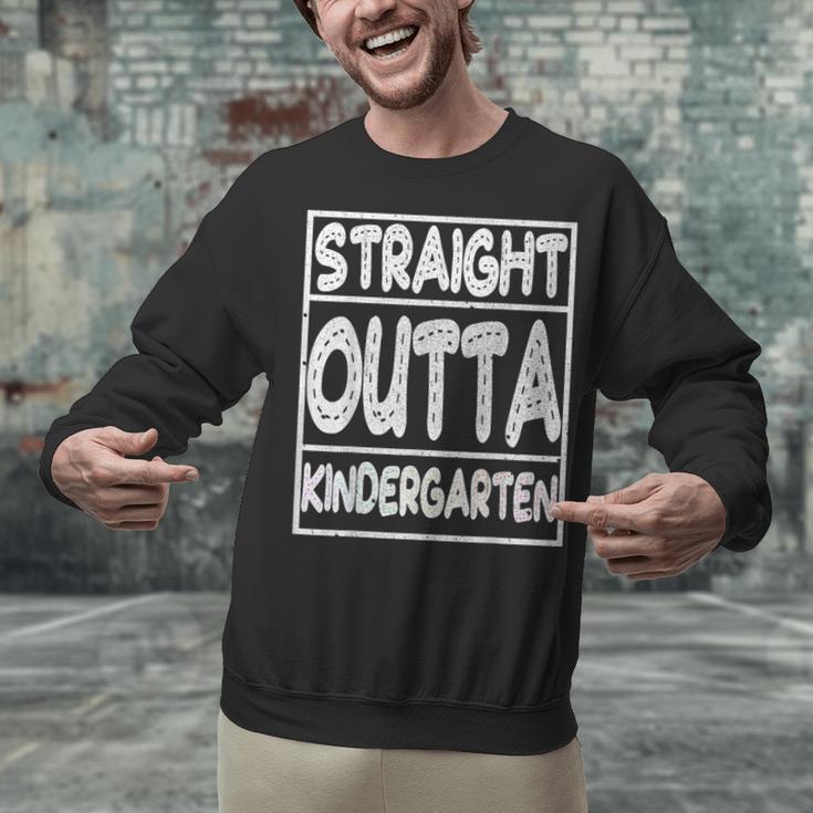 Straight Outta Kindergarten Shirt Great Graduation Idea Unisex Sweatshirt