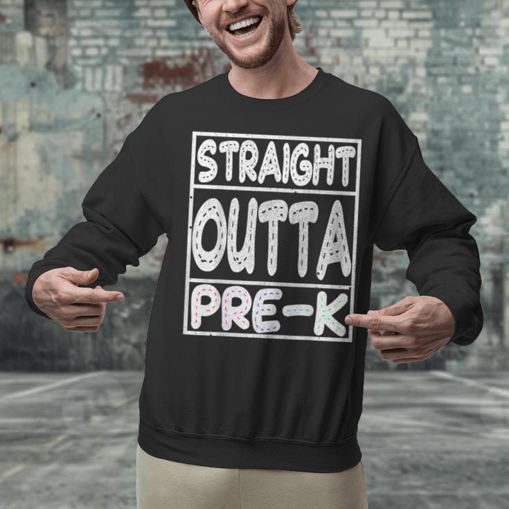 Straight Outta Pre-K Shirt Great Graduation Preschools Unisex Sweatshirt