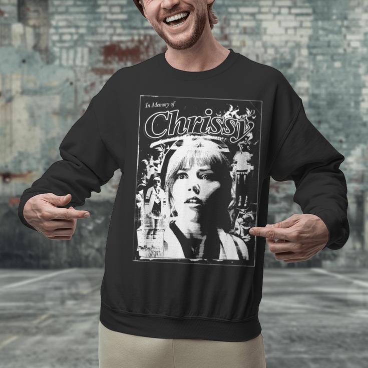 Stranger Things Hellfire Club Chrissy In Memory Of Unisex Sweatshirt Stranger Things Hellfire Club Chrissy In Memory Of Unisex Sweatshirt