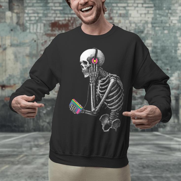 Stuck In The 80S Music Tee Walkman Cassette Nostalgia Unisex Sweatshirt