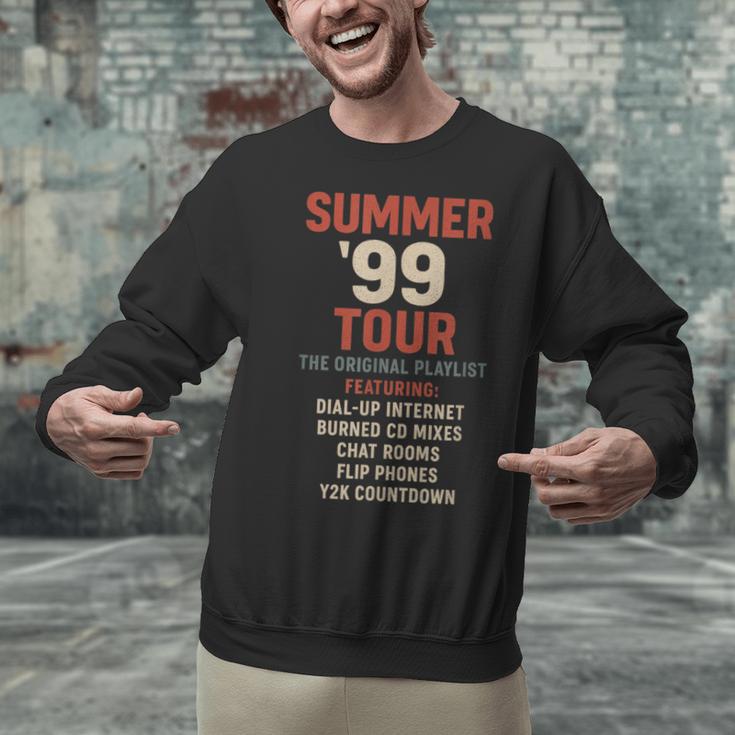Summer 99 Tour Original Playlist Retro Nostalgia Unisex Sweatshirt