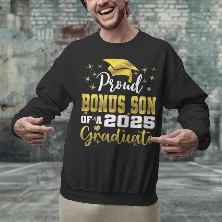 Super Proud Bonus Son Of 2025 Graduate Graduation Family Unisex Sweatshirt