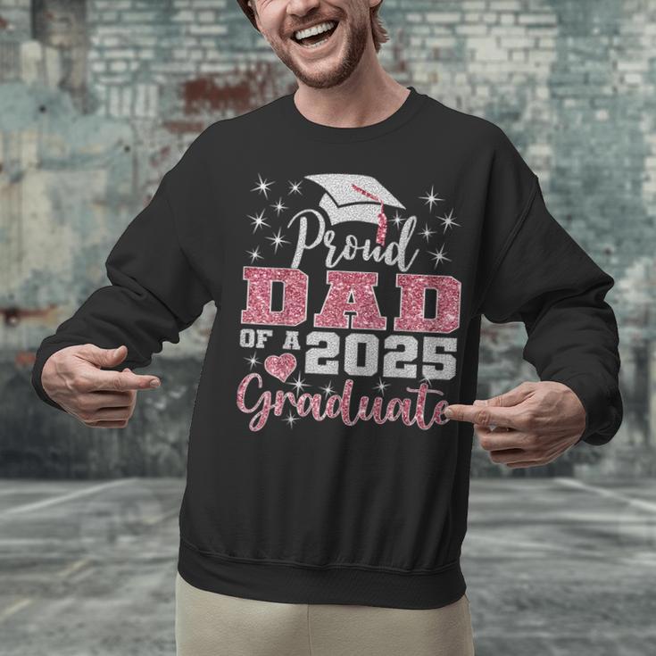 Super Proud Dad Of 2025 Graduate Senior Graduation Family Unisex Sweatshirt
