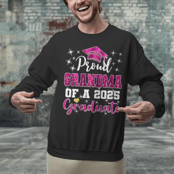 Super Proud Grandma Of 2025 Graduate Graduation Family Unisex Sweatshirt