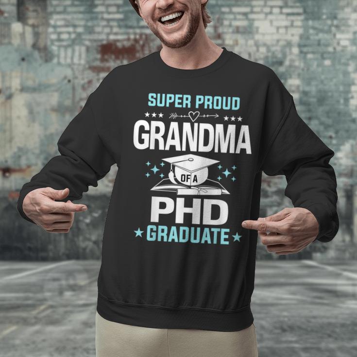 Super Proud Grandma Of A PHD Graduate Senior Graduation Unisex Sweatshirt