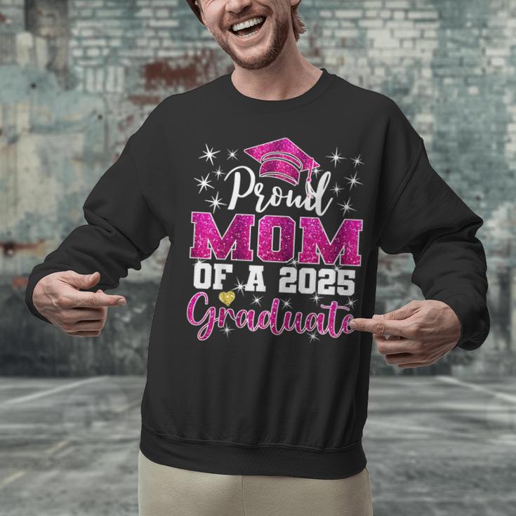Super Proud Mom Of 2025 Graduate Senior Graduation Family Unisex Sweatshirt