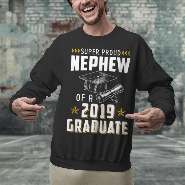 Super Proud Nephew Of A 2019 Graduate Shirt Graduation Unisex Sweatshirt