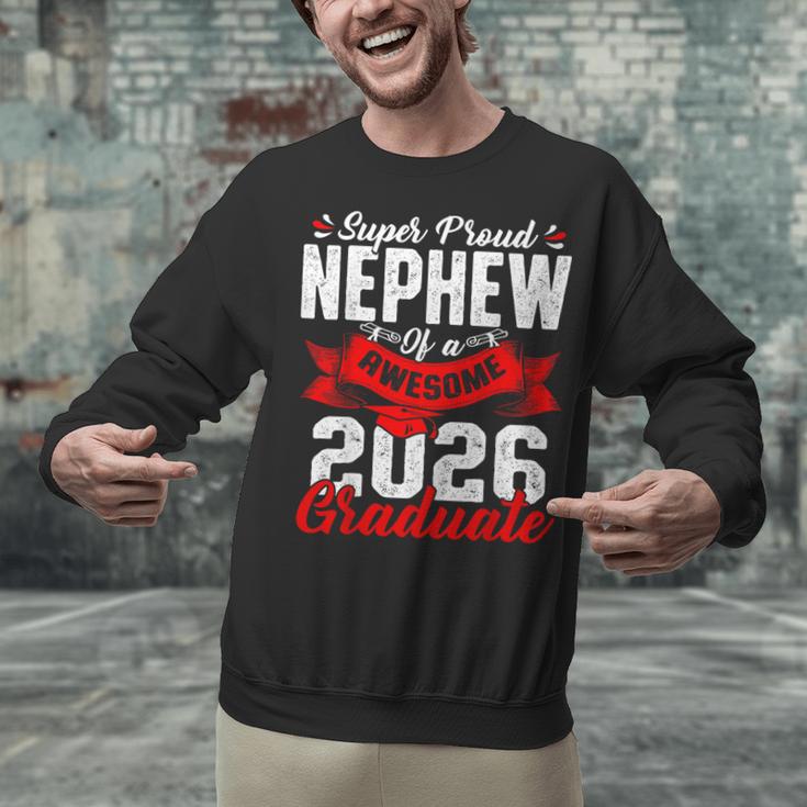 Super Proud Nephew Of a 2026 Graduate 26 Graduation Unisex Sweatshirt
