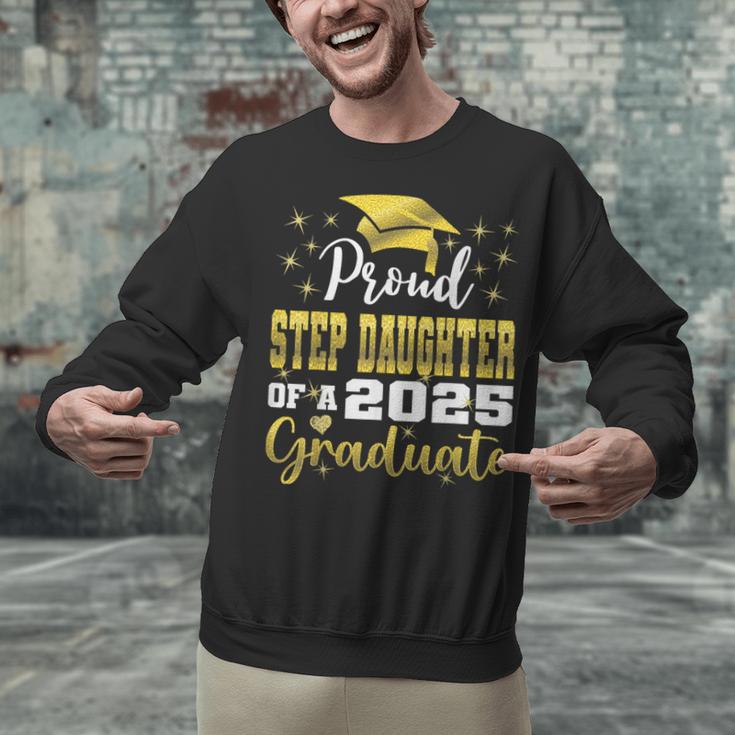 Super Proud Step Daughter Of 2025 Graduate Graduation Family Unisex Sweatshirt
