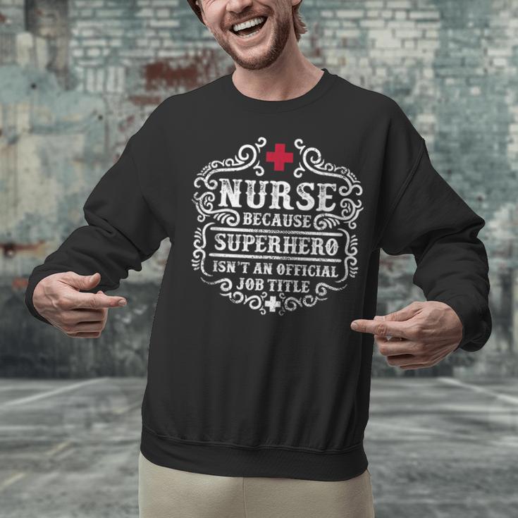 Superhero Nurse RN Graduation Thanks Shirt Unisex Sweatshirt