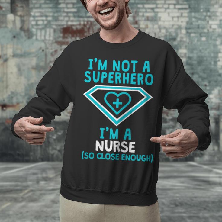 Superhero RN Nurse Shirt Graduation Unisex Sweatshirt