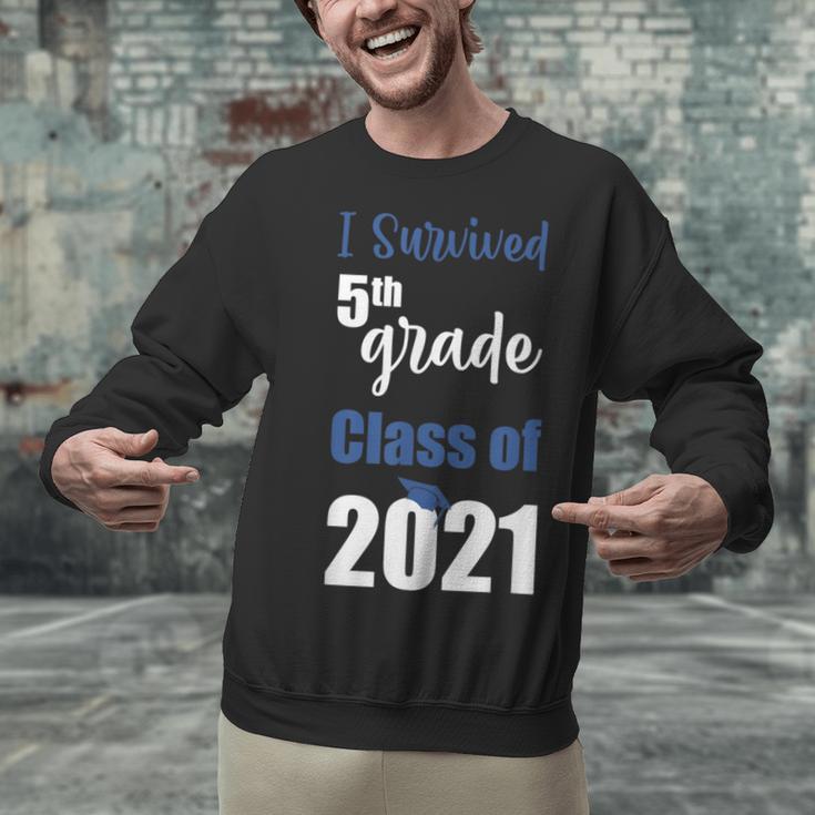 I Survived 5th Grade Class Of 2021 Quarantined Graduation 2 Unisex Sweatshirt