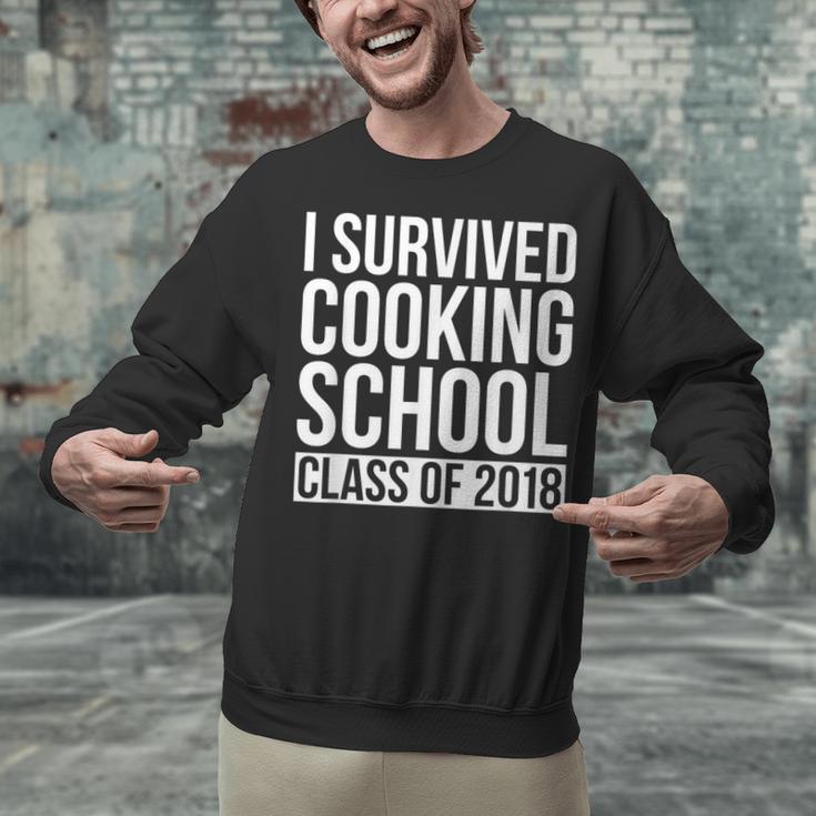 I Survived Cooking School Class Of 2018 Graduation Unisex Sweatshirt
