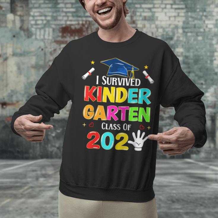 I Survived Kindergarten Graduation 2025 Graduate Boys Girls Unisex Sweatshirt