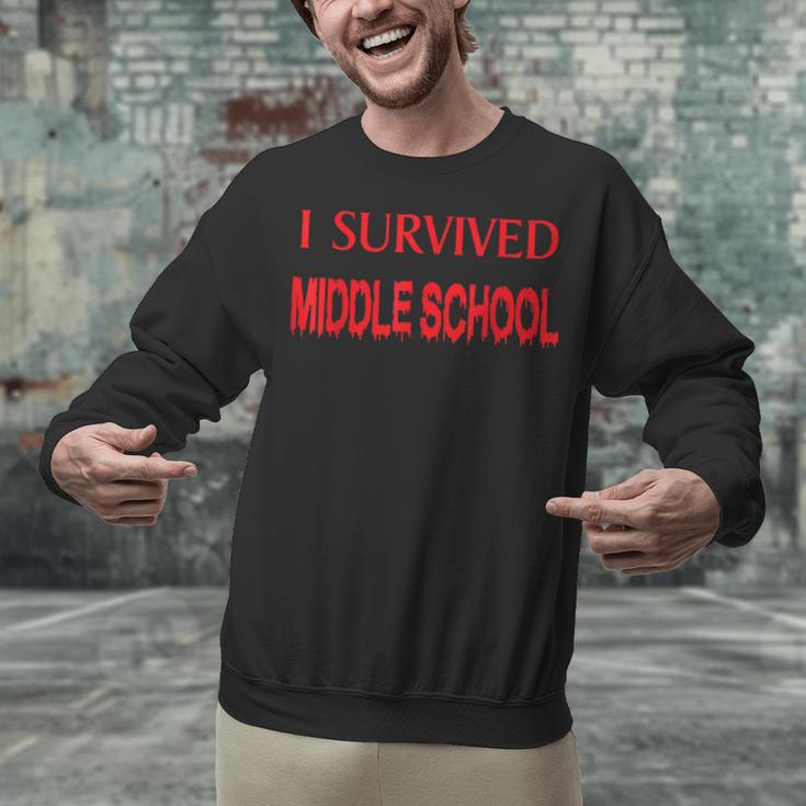 I Survived Middle School Graduation Shirt T-Shirt Unisex Sweatshirt