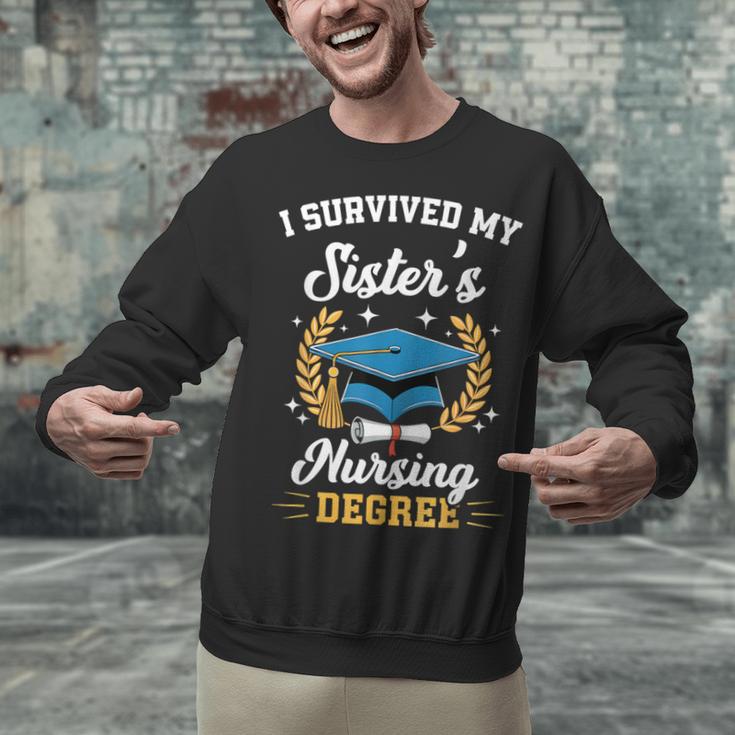 I Survived My Sister's Nursing Degree Graduation Unisex Sweatshirt