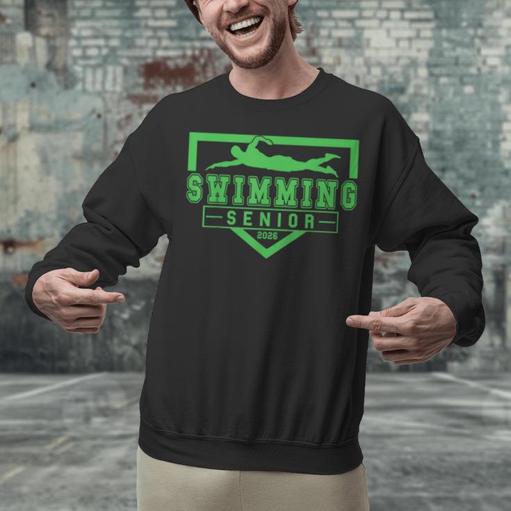 Swimming Senior Night Swim Senior 2026 Graduation 32 Unisex Sweatshirt