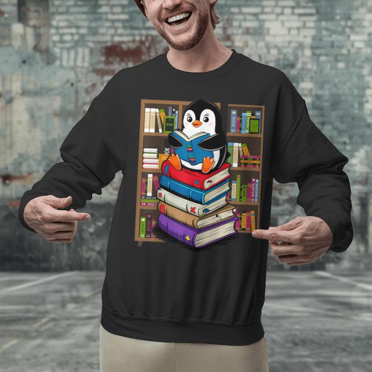 Teacher Librarian Kawaii Penguin Book Lover Penguin Unisex Sweatshirt Teacher Librarian Kawaii Penguin Book Lover Penguin Unisex Sweatshirt