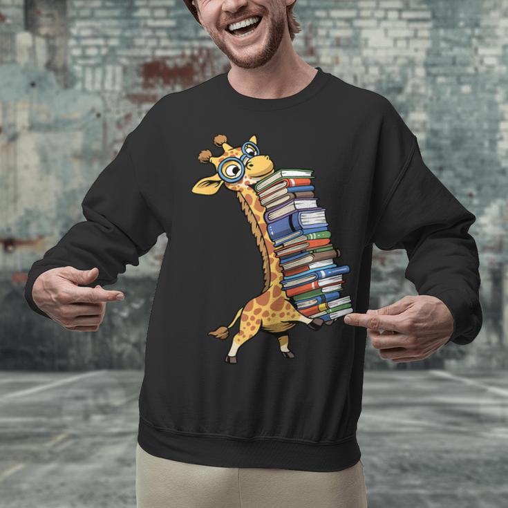 Teacher Shirt Giraffe Holding Books Bookworm Librarian Unisex Sweatshirt Teacher Shirt Giraffe Holding Books Bookworm Librarian Unisex Sweatshirt