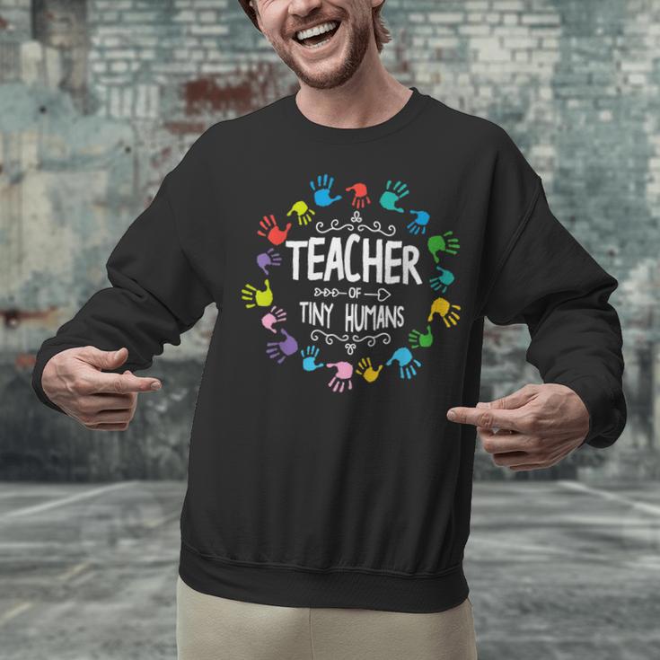 Teacher Of Tiny Humans Preschool Kindergarten Graduation Unisex Sweatshirt