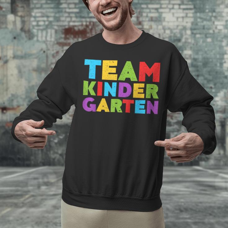 Team Kindergarten Shirt Teacher Back To School Graduation Men Women Girls Kids Unisex Sweatshirt
