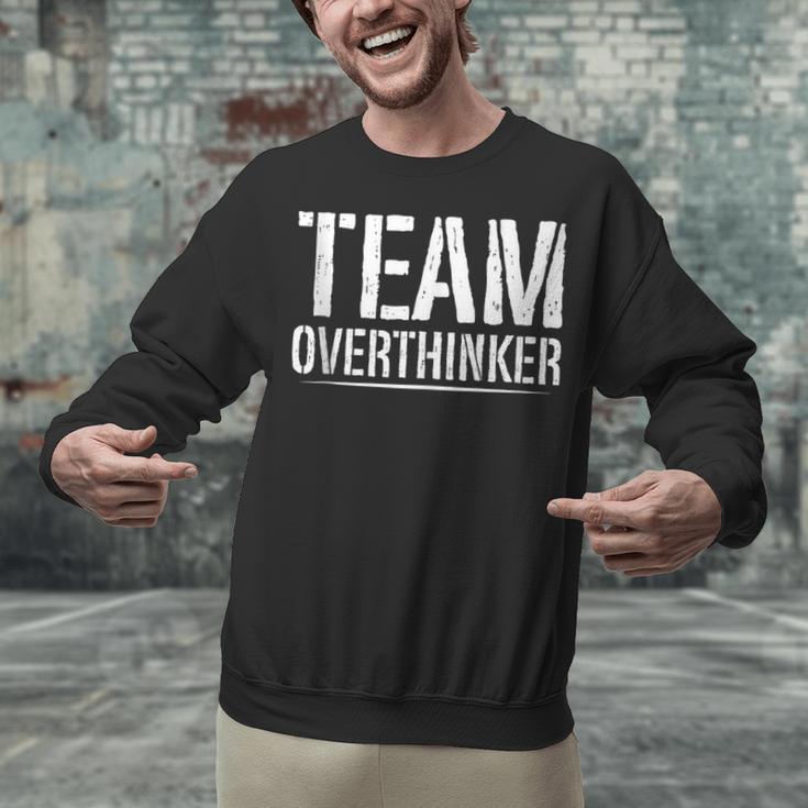 Team Overthinker Introvert Unisex Sweatshirt Team Overthinker Introvert Unisex Sweatshirt
